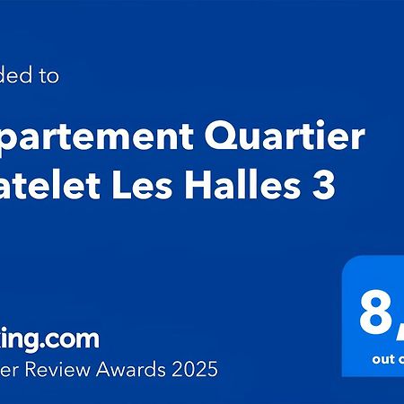 Appartement Quartier Chatelet Les Halles 3 Free Netflix Paris Exterior foto
